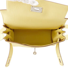 将图像加载到图库查看器中，HERMES ★Kelly Messenger Jaune Poussin Togo Leather Size PM
