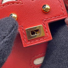 Load image into Gallery viewer, HERMES Kelly Doll Bag Charm Sanguine/Nata/Rose Sakura/Caramel Tadelakt Leather Chevre Myzore Goatskin
