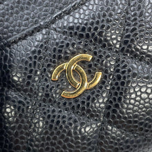 Load image into Gallery viewer, CHANEL Matelasse Classic Card Case BlackAP0213 Caviar Leather
