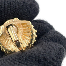 Load image into Gallery viewer, CHANEL Earring Gold Gold Plated Rhinestone
