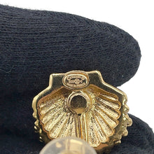 Load image into Gallery viewer, CHANEL Earring Gold Gold Plated Rhinestone
