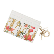 将图像加载到图库查看器中，Dior ★Dior Lucky Lady Dior Freesia card holder White/Multicolor Leather

