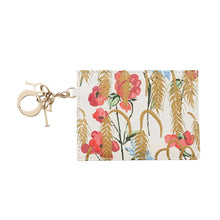 将图像加载到图库查看器中，Dior Dior Lucky Lady Dior Freesia Card Holder White/Multicolor Leather
