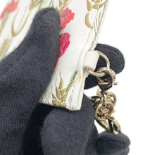 将图像加载到图库查看器中，Dior Dior Lucky Lady Dior Freesia Card Holder White/Multicolor Leather
