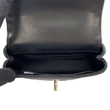 将图像加载到图库查看器中，CHANEL Matelasse Coco Handle 2way Handbag BlackAP4244 Caviar Leather Size Mini mini
