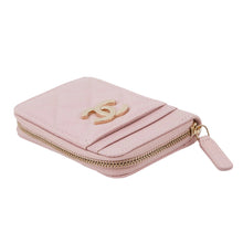 Load image into Gallery viewer, CHANEL Matelasse Timeless Classic Coin Purse PinkAP2966 Caviar Leather
