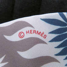 将图像加载到图库查看器中，HERMES Twilly LE CHARME D ORPHEE BA Attracted by the charm of Orpheus Etoupe/Cream/VertH063702S Silk100%
