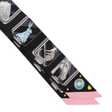 将图像加载到图库查看器中，HERMES Twilly HERMES・Story Black/Grease/RoseH063875S Silk100%
