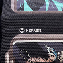 将图像加载到图库查看器中，HERMES Twilly HERMES・Story Black/Grease/RoseH063875S Silk100%

