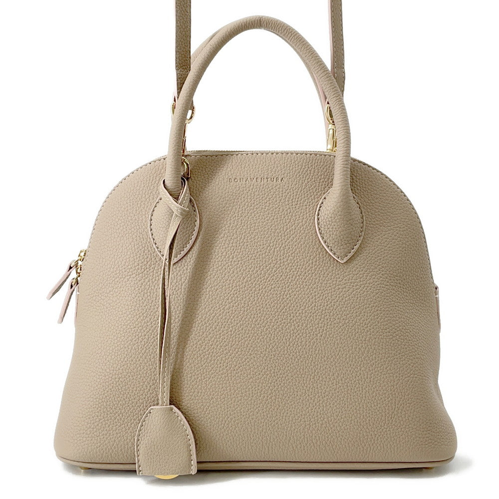 BONAVENTURA Bonaventura Emma Bag GreigeBBGT2SP-GG Shrink Calf Leather Size 28