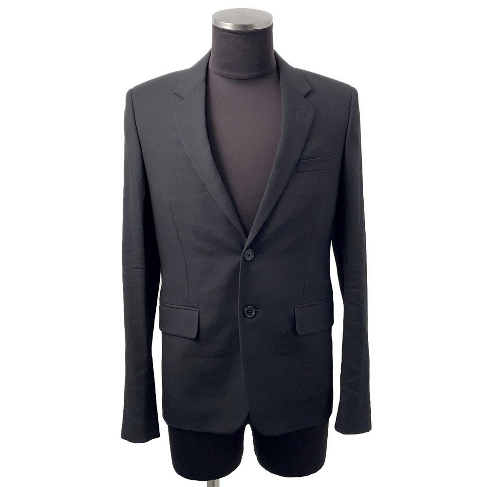 SAINT LAURENT PARIS 2B Tailored Jacket Size Chronomat 44 Black507472 Wool 100%