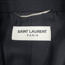 将图像加载到图库查看器中，SAINT LAURENT PARIS 2B Tailored Jacket Size Chronomat 44 Black507472 Wool 100%
