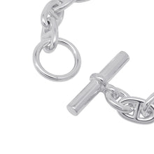 Load image into Gallery viewer, HERMES Chaine d&#39;Ancre Bracelet 14 frames Size MM SV925
