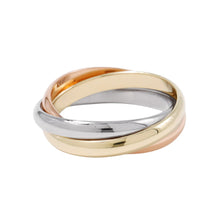 将图像加载到图库查看器中，CARTIER Trinity Ring Size 65/#25 Classic K18YG K18WG K18PG
