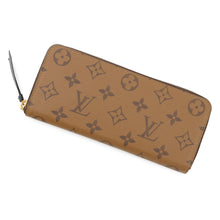 Load image into Gallery viewer, LOUIS VUITTON Portefeuille Clemence NoirM82336 Monogram Reverse Canvas
