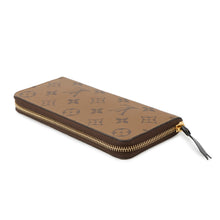Load image into Gallery viewer, LOUIS VUITTON Portefeuille Clemence NoirM82336 Monogram Reverse Canvas
