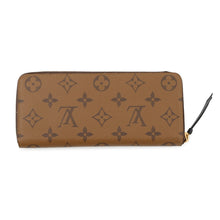 Load image into Gallery viewer, LOUIS VUITTON Portefeuille Clemence NoirM82336 Monogram Reverse Canvas
