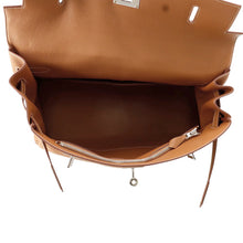 将图像加载到图库查看器中，HERMES Kelly Maxi Gold Togo Leather Size 42
