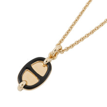 Load image into Gallery viewer, HERMES ★Pendant "Mini Maillon" Size PM BlackH100053FO03 Metal
