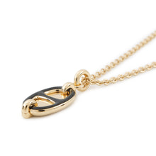 Load image into Gallery viewer, HERMES Pendant &quot;Mini Maillon&quot; Size PM BlackH100053FO03 Metal
