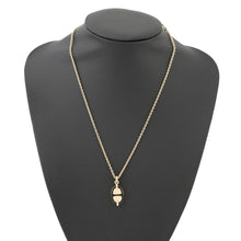 Load image into Gallery viewer, HERMES Pendant &quot;Mini Maillon&quot; Size PM BlackH100053FO03 Metal
