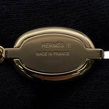 Load image into Gallery viewer, HERMES Pendant &quot;Mini Maillon&quot; Size PM BlackH100053FO03 Metal
