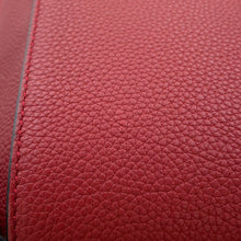 将图像加载到图库查看器中，LOEWE hammock Red387.12KN60 Leather Size Small
