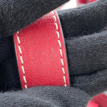 将图像加载到图库查看器中，LOEWE hammock Red387.12KN60 Leather Size Small
