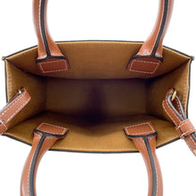 将图像加载到图库查看器中，CELINE Triomphe Vertical Cabas Tan194372 PVC Leather Size Mini
