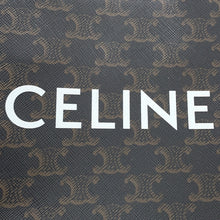 将图像加载到图库查看器中，CELINE Triomphe Vertical Cabas Tan194372 PVC Leather Size Mini
