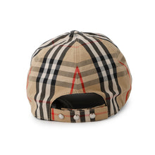 将图像加载到图库查看器中，BURBERRY TB logo baseball cap Size M Beige80385041 Cotton100%
