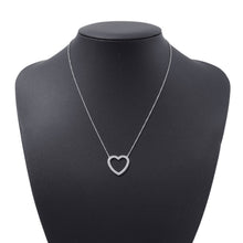 将图像加载到图库查看器中，TIFFANY&amp;Co. Metro Heart Necklace 18K White Gold
