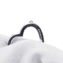 将图像加载到图库查看器中，TIFFANY&amp;Co. Metro Heart Necklace 18K White Gold
