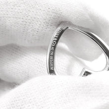 Load image into Gallery viewer, TIFFANY&amp;Co. Metro Heart Necklace 18K White Gold
