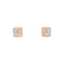 将图像加载到图库查看器中，HERMES Crew de H Stud EarringsH223504B 00 18K Pink Gold
