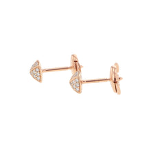 将图像加载到图库查看器中，HERMES Crew de H Stud EarringsH223504B 00 18K Pink Gold
