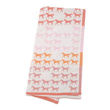 将图像加载到图库查看器中，HERMES Kaval Color Blanket Pink/Multicolor Cotton100%
