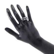 将图像加载到图库查看器中，BVLGARI Lucia Ring Size Approximately No. 12 18K White Gold
