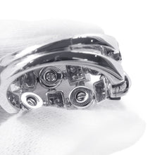 将图像加载到图库查看器中，BVLGARI Lucia Ring Size Approximately No. 12 18K White Gold
