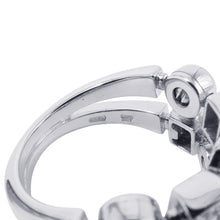 将图像加载到图库查看器中，BVLGARI Lucia Ring Size Approximately No. 12 18K White Gold
