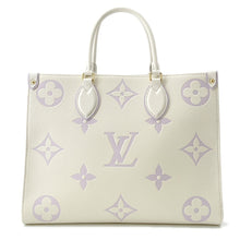 Load image into Gallery viewer, LOUIS VUITTON Onthego Latte White/LilacM23937 Monogram Empreinte Leather Size MM
