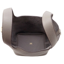 将图像加载到图库查看器中，HERMES Picotin Lock Gris Meyer Taurillon Clemence Size PM
