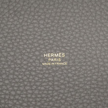 将图像加载到图库查看器中，HERMES Picotin Lock Gris Meyer Taurillon Clemence Size PM
