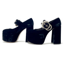 Load image into Gallery viewer, MIUMIU Pumps Black suede Size 37

