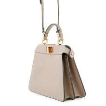 将图像加载到图库查看器中，FENDI Peekaboo Icy You Beige8BN327 Calf Leather Size Small
