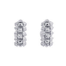 Load image into Gallery viewer, CARTIER Crash de Cartier Earrings Size MiniB8301521 18K White Gold
