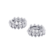 Load image into Gallery viewer, CARTIER Crash de Cartier Earrings Size MiniB8301521 18K White Gold
