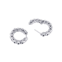 Load image into Gallery viewer, CARTIER Crash de Cartier Earrings Size MiniB8301521 18K White Gold
