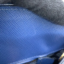 Load image into Gallery viewer, PRADA Saffiano Leather 2WAY Handbag BlueBL0812 Leather

