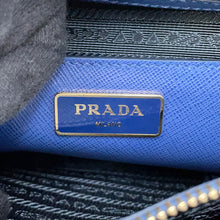 Load image into Gallery viewer, PRADA Saffiano Leather 2WAY Handbag BlueBL0812 Leather
